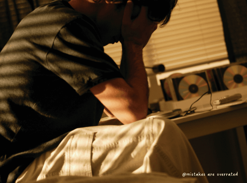 learning to stop overthinking - canva image