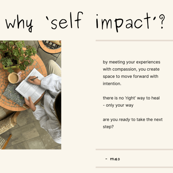 why do you need the self impact book